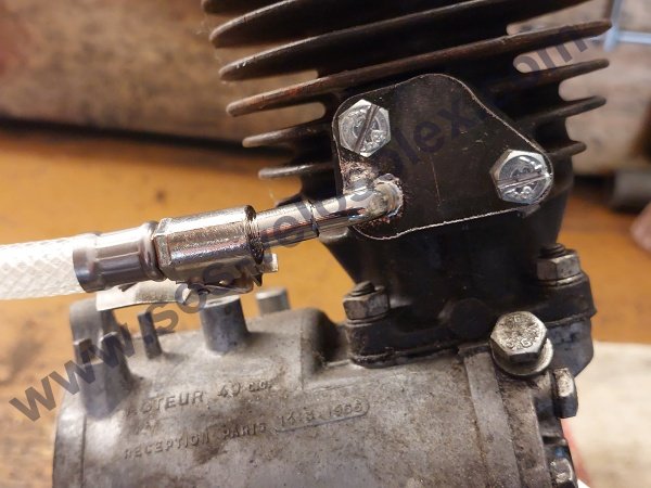 Duckluft Adapter mit Druckluft Schlauch