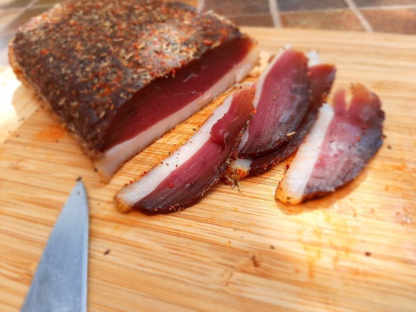 Entenbrust in Scheiben zu genießen